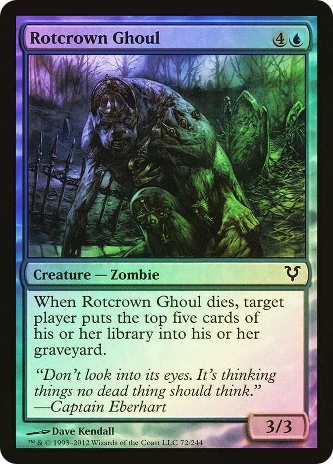 MTG FOIL Rotcrown Ghoul  - Avacyn Restored #072 - Image 1 of 1