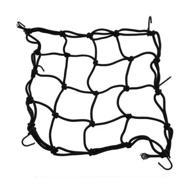 6 Hook Cargo Net for Motorcycle Helmet Luggage Storage Net for ATV Cycle Bike - Image 1 of 4