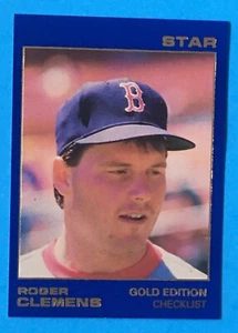 Star Co. Roger Clemens 1988 juego casi nuevo-mt edición dorada limitada 337 de 1500 completo - Imagen 1 de 12