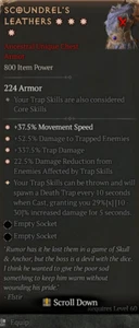 Diablo 4 S9 Stagione 9 Pelle di Mascalzone 4GA Special affix high roll 29% - Foto 1 di 1