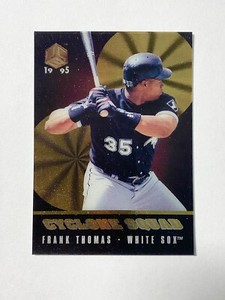 1995 Sportflix Frank Thomas Cyclone Squad CS1 Baseball Card Chicago White Sox