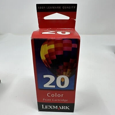 Lexmark 20 (15M0120) Color Ink Cartridge GENUINE NEW in original packaging - Image 1 of 4