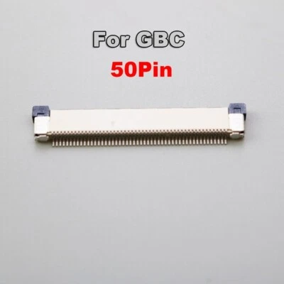 New 50 Pin LCD Flex Ribbon Cable Connector for Game Boy Color GBC Repair - Image 1 of 2