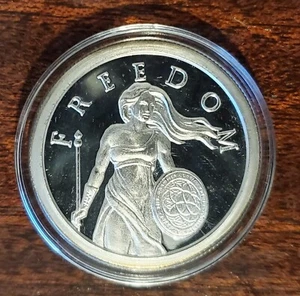 Ronda Silver Shield Standing Freedom Proof 2014 - Imagen 1 de 2