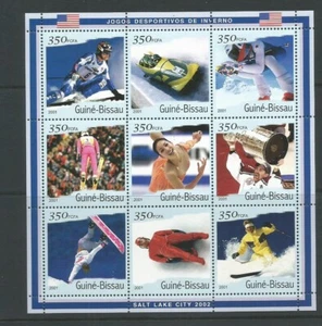 Guinea-Bissau 2001 Olympic Winter Games Salt Lake City Sheet Unmounted Mint - Foto 1 di 1