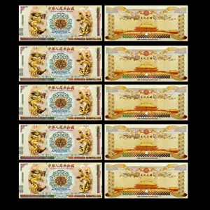 10pcs Chinese Dragon and Phoenix One Hundred Quintillion Dollars Paper Banknotes - Picture 1 of 11