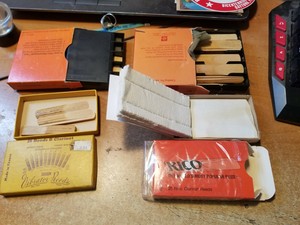 30 + Vintage Unused Clarinet Reeds Rico Selmer Chiron