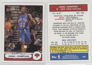 2004-05 Topps Bazooka Jamal Crawford #84
