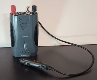 CyberPower 200 watt Power Inverter AC Outlet with USB Charger Pre-Owned - Image 1 of 4