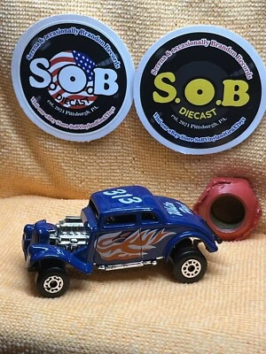 MATCHBOX 1933 WILLYS STREET ROD Blue Diecast White Heat 313 NM Cond - Image 1 of 4