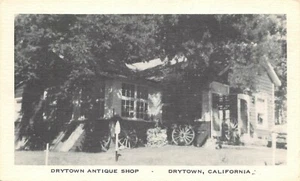 The Drytown Antique Shop Straßenansicht Drytown, CA Vintage 1930er Postkarte  - Bild 1 von 2