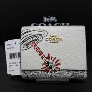 NEW Coach Mickey Mouse Keith Haring Snap Wallet C7433 - Picture 1 of 5