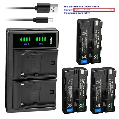 Kastar Battery LTD2 Charger for Blackmagic Design Pocket Cinema Camera 6K G2