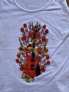 Guns and Roses Singlet/Tank white, size M, used - Picture 1 of 9
