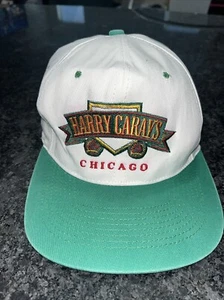 HARRY CARAY’S Chicago Adjustable Hat Baseball Cap Green Gray Strapback HOLY COW - Picture 1 of 8