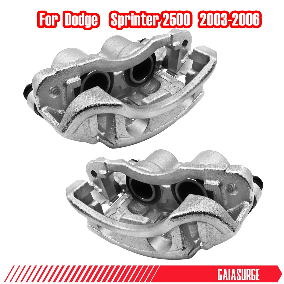 Rear Left & Right Brake Calipers w/ Bracket for Dodge Sprinter 2500 2005-2006 Foto 1 de 4