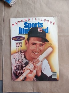 16. April 1990 Ted Williams Boston Red Sox Sports illustriert - Bild 1 von 1
