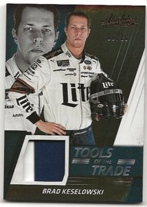 Brad Keselowski 2017 Panini Absolute Tools of the Trade Spectrum Gold /10