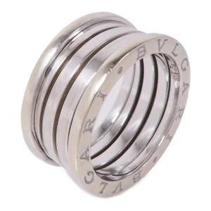 BVLGARI B-Zero1 4 Band Ring 18K White Gold Bvlgari#58 US#8.25 - Picture 1 of 9