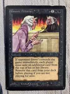 MTG Beta Demonic Attorney reservierte Liste - Bild 1 von 2