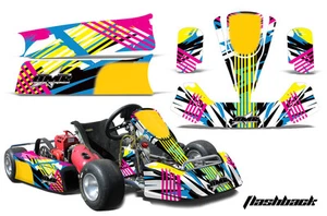 Go Kart Graphic Decals Stickers For Paul Tracy PTK CADET JR KID FLASHBK - Picture 1 of 2