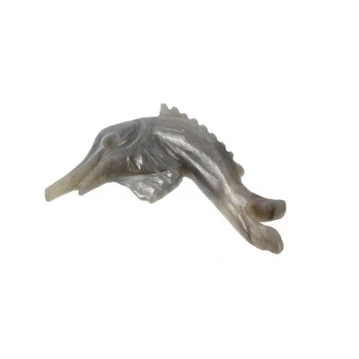 Piedras preciosas naturales de 21,00 quilates con varios zafiros sin tratar talla cara de delfín 27*32 mm Foto 1 de 4