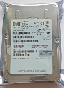72.8 GB HP Atlas 10K V BD07287B4C Wide Ultra320 SCSI 80pin 3.5 " Hard Drive New - Picture 1 of 1