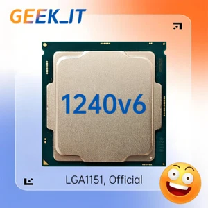 ✅Intel Xeon E3-1240v6 SR327 3.7GHz 4C / 8T 8MB 72W LGA1151 CPU E3 1240 v6 - Picture 1 of 5