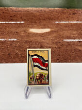 1963 Topps Flags Midgee Card # 18 Costa Rica