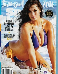 Revista SI Cover Girl firmada por Ashley Graham SI edición premium certificado de autenticidad 3 - Imagen 1 de 1