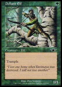 MTG DEFIANT ELF EXC - ELFO AUDACE - LEG - MAGIC - Picture 1 of 1