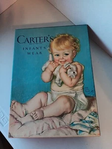 Carter's Infants Wear Vintage Box 1930-40's. EMPTY marked Jiffon Nevabind LS - Picture 1 of 8