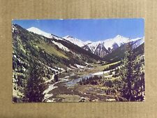 Postcard Colorado Million Dollar Highway Scenic Aerial View Mountain Valley
