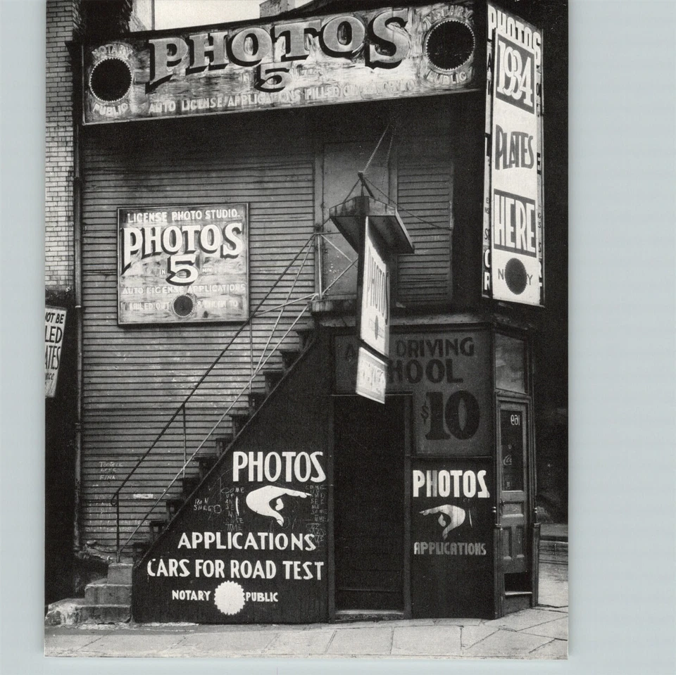 Walker Evans Americana 1934 Photo Shop Drive School Foto Grabado Original Foto 1 de 1