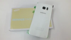Samsung Galaxy S7 G930F Akkudeckel Glas weiß Backcover Rückseite GH82-11384D - Bild 1 von 1