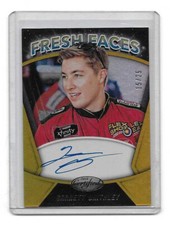 2018 Certified Racing NASCAR Fresh Faces Signatures GOLD Garrett Smithley 15/25