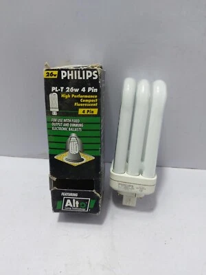 Philips PL-T 26W/41/4P Haute Performance Fluorescent Compact 4 Broches 26 WATT - Photo 1/4