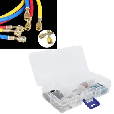 Sealing Rings Black Hose Gaskets 46pcs Car Conditioning Valve Core Sealing Rings - Image 1 of 4