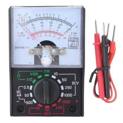 Mini MF-110A Electric AC/for DC OHM Voltmeter Ammeter Multimeter Meter Multi Tes - Bild 1 von 4