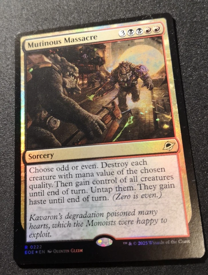 Mutinous Massacre - Foil - EOE - MTG - EN - NM - 0222 - Image 1 of 1