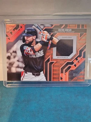 2025 Topps Series 1 - City Connect Swatch Collection Colton Cowser #CC-CC - Image 1 of 2