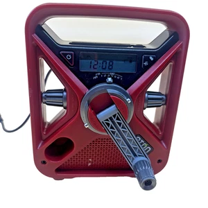 Eton FRX3 Emergency Weather Radio Portable Phone Charger American Red Crank - Picture 1 of 9