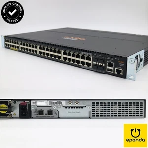 HPE Aruba JL322A 2930M 48G PoE+ 4SFP with 2-Port Stacking Module JL325A, 1Y-Wty - Picture 1 of 10