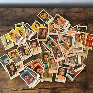 Vintage 1962-63 Star Bilder Trading Cards (75) Series A B C D E Rare Collection - Bild 1 von 4