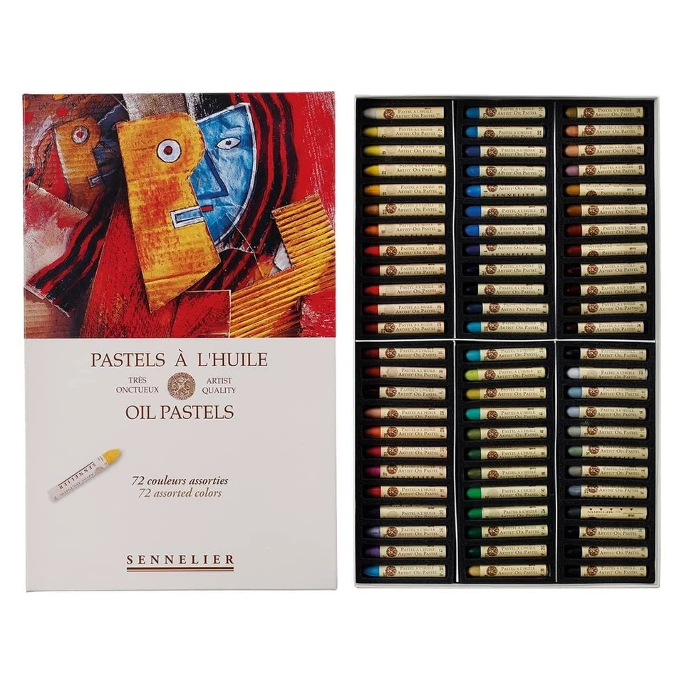 Sennelier Oil Pastel Assorted Set 72 Colors 4336948656