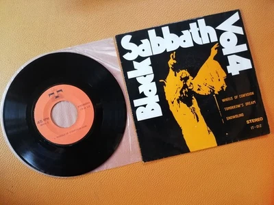 BLACK SABBATH [ VOL. 4 ] VINTAGE 7" RECORDS THAILAND Orange EDT Ozzy Osbourne - Image 1 of 2