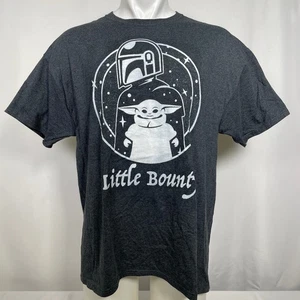 Star Wars The Mandalorian The Child Mando Little Bounty Gray T-Shirt Men's XL - Picture 1 of 10