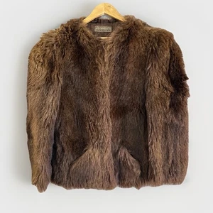 Vintage The Myer Emporium LTD Melbourne - One Size - Brown Fur Jacket Coat. - Bild 1 von 8