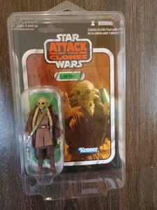 Star Wars Vintage Collezione AOTC Kit Fisto VC29 Nuovo su Card. Protezione inclusa - Foto 1 di 3