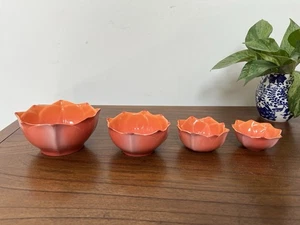Mustardseed and Moonshine Originals South Africa Flower Pottery 4 Nesting Bowls - Picture 1 of 17